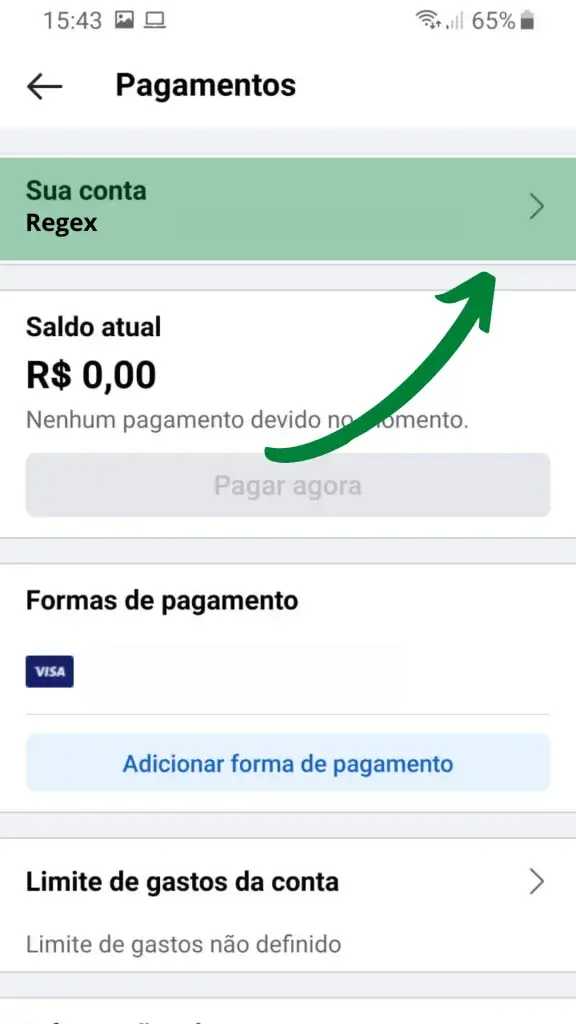 Como Alterar a Conta de Anúncios no Instagram 7 conta de pagamento instagram