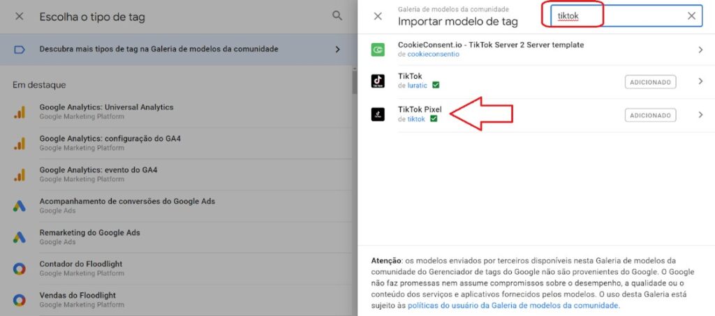 Google Tag Manager - evento viewcontent - passo 3
