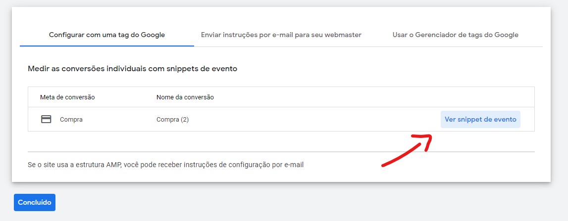 Como instalar a Tag de Conversão do Google Ads na Nuvemshop 9 Captura de ecra 2023 06 09 163317